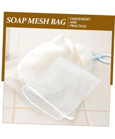 FRCOLOR 4pcs Exfoliating Soap Holder - Drawstring Soap Saver Bag & Mesh Pouch for Facial Cleansing - Ideal for Soap Storage & Exfoliation - Buy Online on GoSupps.com