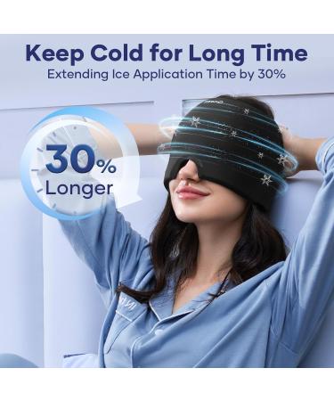 Migraine Relief Cap - Cooling Gel Hat for Headaches Tension & Puffy Eyes | Instant Natural Relief Head Wrap - Buy Online on GoSupps.com