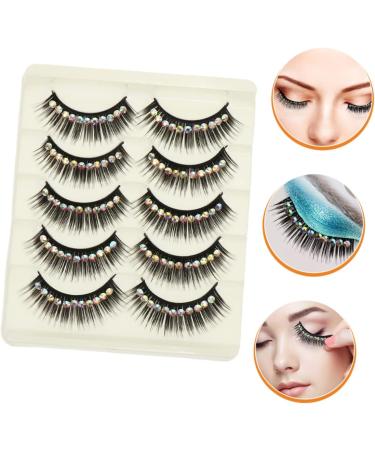 minkissy 30 Pairs Diamond False Eyelashes Halloween Halloween Natural False Lashes Natural False Eyelashes Lash Extensions False Eyelashes Dramatic Glitter Artificial - Buy Online on GoSupps.com