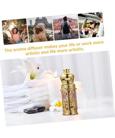 DOITOOL Essential Oil Empty Bottle Perfume Spice Container Refillable Fragrance Essence Bottle Arabic Decor Terrarium Middle East Bottle Dropper Bottle Old Fashioned Glass Travel - Buy Online on GoSupps.com