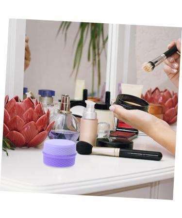 minkissy 1 Set Cream Box Small Cream Container Cosmetic Empty Jar Cream Jar with Sealed Lid Makeup Cream Jar Lip Scrub Container Lip Scrub Jar Travel Storage Box Silica Gel Airless Purple 6.5X6.5X4.5CM Purple - Buy Online on GoSupps.com