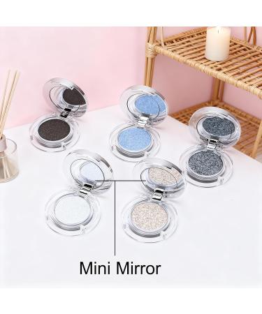 bark Erinde Single Glitter eye shadow highly pigmented single color eye shadow with fine shine longlasting and waterresistant easy to apply for radiant eye makeup looks vegan 01 - Buy Online on GoSupps.com