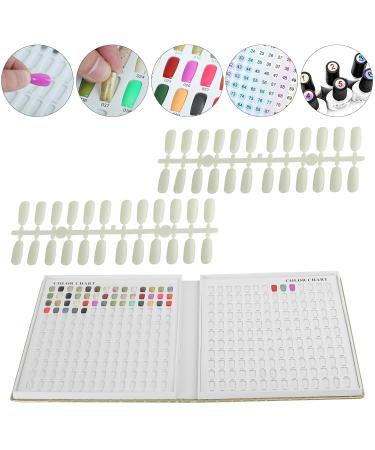 308 Colors Nail Swatches Book - Professional Nail Color Chart with 360 Tips for Gel Polish Display | No Paste No Glue | Ideal for Nail Salons - Buy Online on GoSupps.com