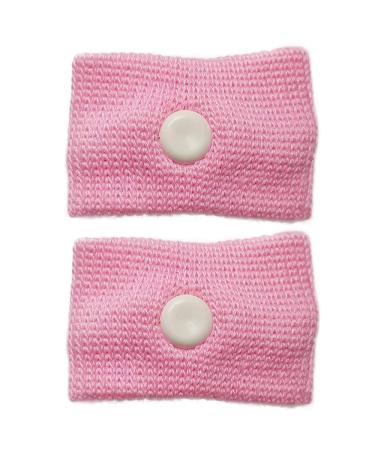 SwimCell Travel Sickness Bands Adult and Children Wristbands - for Morning Sickness Relief Pink - Large Large - 1 Pair