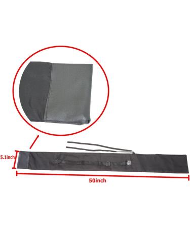 Eforlife Samurai Sword Storage Bag with Strap - Large Size Sword Carry Case for Katana, Bokken - Leather Bottom and Back Strap Included - Buy Online on GoSupps.com