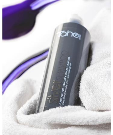 Tahe Botanic Silver Tone Correcting Shampoo Ideal for White Grey or Highlighted Hair 300 ml - Buy Online on GoSupps.com