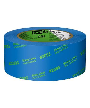 Scotch Painter's Tape 2093-48TC3 2093 Sharp Lines Multi-Surface Painters Tape  3 rolls  Blue  3 rolls 1.88 Width 3 rolls - Buy Online on GoSupps.com