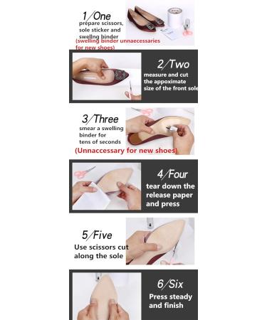 Sole Sticker Crystal Clear Sole Protector for Heels | Slip-Resistant Self-Stick Pads (4-Pack) - Protect Your Shoes Internationally - Buy Online on GoSupps.com