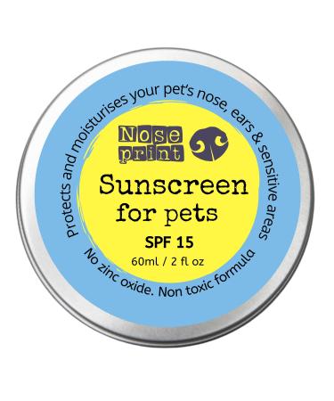 Noseprint Spf 15 Sun Protection Balm For Pets 60 Ml Eco Tin | Moisturising Sunscreen For Dogs An Cats | Non Toxic Formula Dog Nose Balm Dog Paw Balm Sun Cream Balm | Dog Sun Protection | Made In Uk - Buy Online on GoSupps.com
