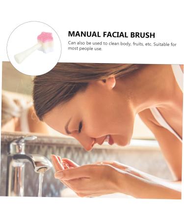 MAGICLULU Facial Cleansing Brush Skin Brush Body Brush Irish Accessories for Face Scrubber Brush Body Scruber Facial Cleanser Skin Care Tool Travel Scrub Brush Manual 13x5cm Sky-blue - Buy Online on GoSupps.com