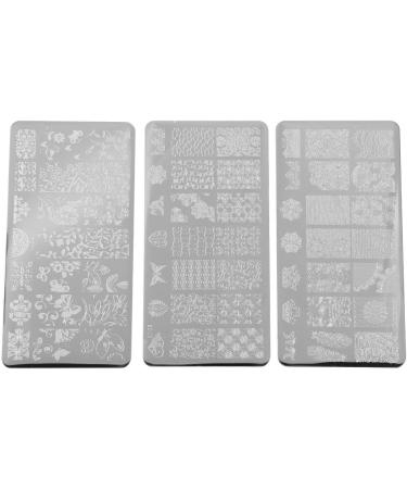 Flower Forest Nail Stamping Plate Set for DIY Nail Art - Professional Image Templates for French Manicure at Home Salon - Buy Online on GoSupps.com