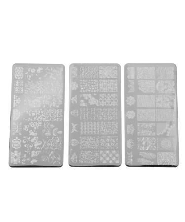 Professional Nail Stamp Set | 13-pc Flower Forest Nail Art Plates & Stamper Tools for Stunning Nail Designs - Buy Online on GoSupps.com