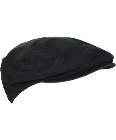 Ted & Jack Large Black Solid Cotton/Polyester Newsboy Cap - Street Easy Traditional Style - Buy Online on GoSupps.com
