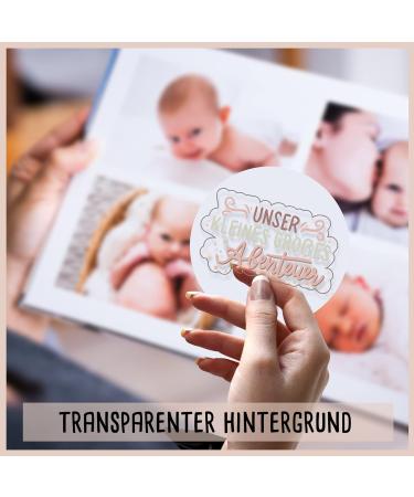 Sticker Baby by snaPmee - 133 Cute Stickers for Baby Albums & Gifts - Perfect for Boys & Girls - 8 A5 Sheets - Buy Online on GoSupps.com