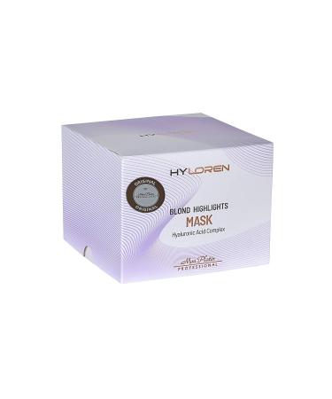Mon Platin HY Loren Blonde Highlights Mask with Hyaluronic Acid - 500 ml | Premium Hair Mask for Blonde Hair | Neutralizes Tones, Repairs, Restores, Softens, and Strengthens - Buy Online on GoSupps.com