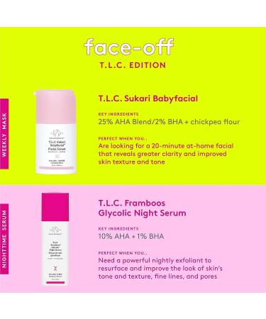 Drunk Elephant T.L.C. Sukari Babyfacial - AHA/BHA Face Mask for Youthful Radiance - 1.69 Fl Oz - Buy Online on GoSupps.com