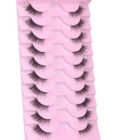Ruairie Wispy Cat Eye Half Lashes - 10 Pairs of Natural Look False Eyelashes - Buy Online on GoSupps.com