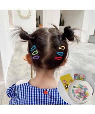30 Pieces Candy Color Small Hair Clip Girls Baby Snap Hair Clip 3cm Metal Snap Hair Mini Clip Use for Girls Child - Buy Online on GoSupps.com