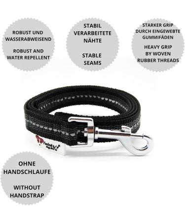 Twinkys Dog Style Rubberized Leash - 1m 20mm Wide Reflective for Dogs Up to 50kg - Made in Germany - Buy Online on GoSupps.com