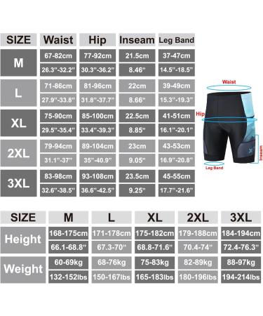 X-Tiger Men s 5D Padded Bicycle Pants - Breathable Elastic Quick-Drying Bike Shorts with 3 Bags - XL Size - Buy Online on GoSupps.com