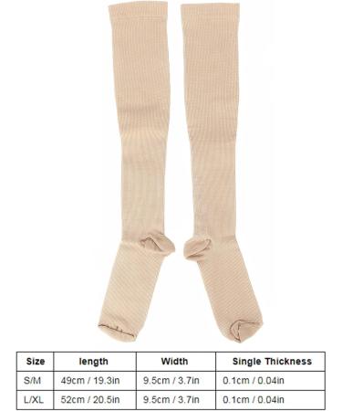 Skin S to XL Travel Socks - Compression Stockings for Outdoor Sports & Flight - Ideal for Edema & Tired Legs (S/M EU 35-41) - Buy Online on GoSupps.com