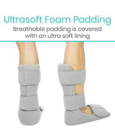 Vive Plantar Fasciitis Night Splint - Heel Pain Relief Brace - Grey, M (1 Pack) - Buy Online on GoSupps.com