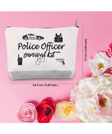 Police Officer Makeup Bag | Law Enforcement Cosmetic Bag - Perfect Retirement & Graduation Gift - Buy Online on GoSupps.com
