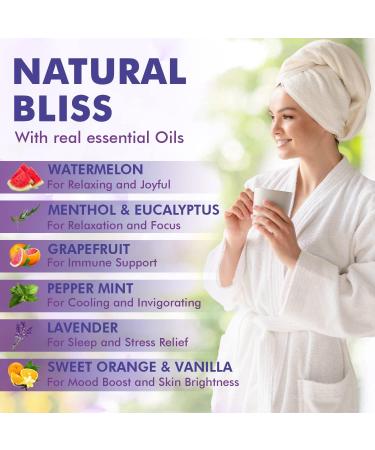 Shower Steamers Aromatherapy Variety Pack - Set of 12 Shower Bombs with Essential Oils for Relaxation. Perfect Self Care Spa Gift for Men and Women - Buy Online on GoSupps.com