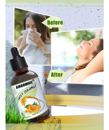 Pure Sweet Orange Essential Oil - 100% Natural Citrus Aromatherapy for Diffusers Skin & Body Care | Fresh Fall & Christmas Scents | 4 Fl Oz - Buy Online on GoSupps.com