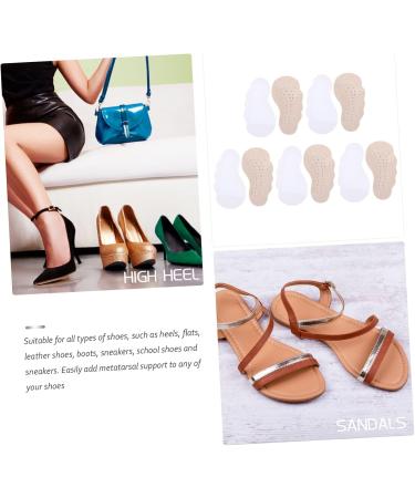 Beaupretty 10 Pairs Anti-Slip Metatarsal Shoe Pads for Women | Non-Slip Toe Inserts & Sandals Insole - Leather Comfort & Support - Buy Online on GoSupps.com