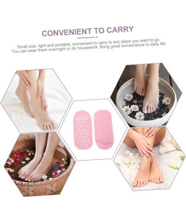 minkissy 1 Pair Gel Socks Gel Lined Socks Cozy Socks Moisturizing Socks Essential Oil Moisturizing Gels Silicone Gel Women's Socks & Hosiery Moisturizing Foot Cover Spa Socks Gels Socks - Buy Online on GoSupps.com