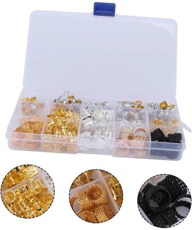 minkissy Hair Braiding Jewelry Hair Cuffs Tubes Dreadlocks Hair Beads Hair Braiding Beads Dreadlock Hair Tube Dreadlocks Ring Decorative Beads Dread Locks Ring Big Hole Hair Accessories - Buy Online on GoSupps.com