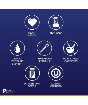 Premier Research Labs B.P. Complex - Cardiovascular Support with Garlic, Hawthorn, Olive Leaf - 60 Vegan Capsules - Buy Online on GoSupps.com