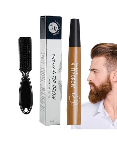 Buy Bart Waterproof Beard Pencil for Men | Long-Lasting Hair Filler & Natural Finish - Light Brown - Buy Online on GoSupps.com