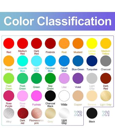 IModeur Permanent Adhesive Vinyl Sheets - 75 Pack 12x12 in 38 Assorted Colors - Matte & Glossy Vinyl for Cutting Machines - Car Decal Sticker Multicolor - Buy Online on GoSupps.com
