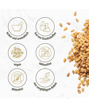 Buy Premium Quality Sesame White Monte Nativo 500g - Ideal for Cooking Baking & Sushi - International Shipping Available - Buy Online on GoSupps.com