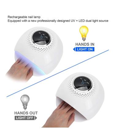 Professional 84W UV LED Nail Dryer Lamp - Gel Nail Manicure with LCD Screen & 30/60/120s Timer - International Shipping Available - Buy Online on GoSupps.com