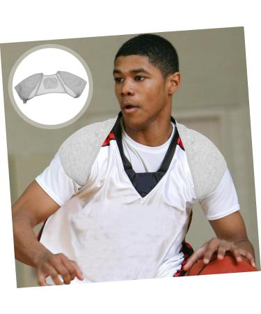 BESPORTBLE Shoulder Protector Sleep Shoulder Sleeve Shoulder Wrap Protector Double Shoulder Brace Grey Spandex - Buy Online on GoSupps.com