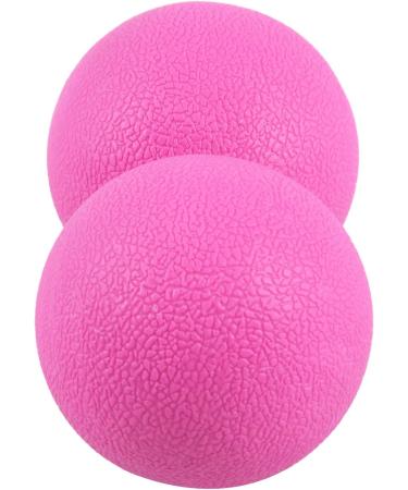 Pyugxab TPE Gym Fitness Ball Portable Massage Ball for Stress Relief & Improved Blood Circulation | Pink Therapy Exercise Ball - Buy Online on GoSupps.com