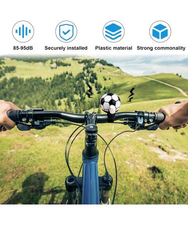 Buy 2 Pack Children s Bicycle Bells - Clear Loud Sound for All Bikes - Fun Football Design - Buy Online on GoSupps.com