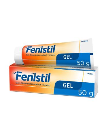Fenistil Dragees Dimetindenmaleat 1 mg per covered tablet relieves symptoms with allergic runny nose and chicken -associated itching 50 hours (1 Pack)