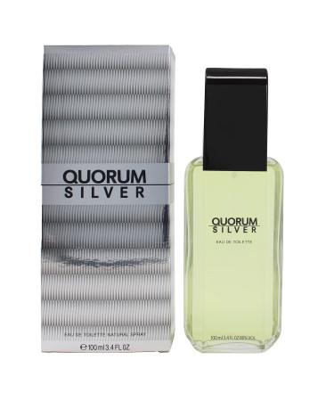 Quorum Silver Edt Spray 3.4 Oz By Antonio Puig 1 pcs sku# 416608MA - Buy Online on GoSupps.com