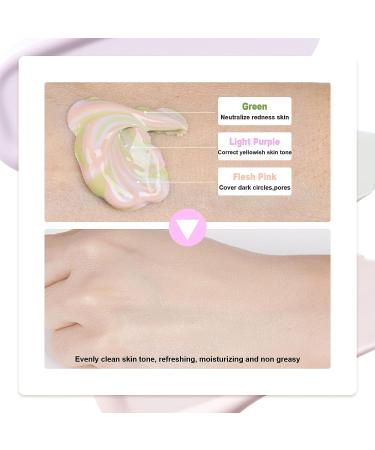 3-in-1 Face Makeup Primer: Skin Tone Correcting, Pore Minimizing and Oil Control - Buy Online on GoSupps.com