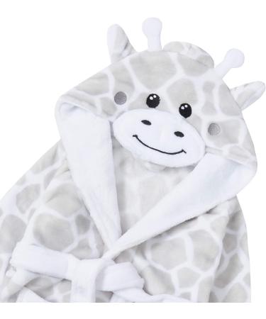 Giraffe Hooded Baby Dressing Gown | Cute Animal Face Detail | 6-12 Months | Soft and Cozy - Buy Online on GoSupps.com