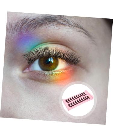 SEWOART Natural Women Lashes 10 Pairs Fake eyelashes fiber 7d European and American Russia Natural Strip Lashes - Buy Online on GoSupps.com