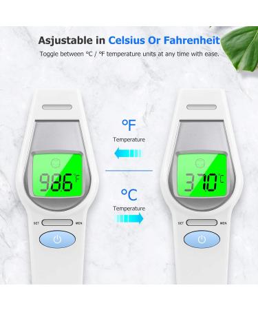 Forehead Thermometer for Adults & Kids - Accurate Fever Thermometer with Large Digital Display for Home Use - Buy Online on GoSupps.com