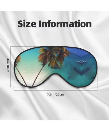 Beach Coconut Sunshine Eye Mask | Soft Adjustable Comfort for Men & Women | International Shipping Available - Buy Online on GoSupps.com