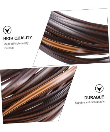 Yardenfun Pe Flat Rattan Plastic Baskets Rattan Furniture Repair Material Rattan Furniture Weaving Material or Brown 1X6000CM - Buy Online on GoSupps.com