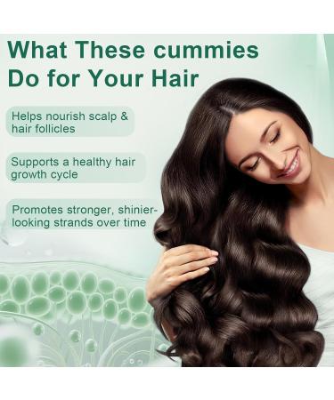 YATIME Hair Loss Gummies Sea Moss Gummies with Vitamin C Vitamin E Aloe Vera Pearl Powder Support Faster Hair Growth Enhance Nail Elasticity Promot Radiant Skin Gluten-Free - 60 Count - Buy Online on GoSupps.com