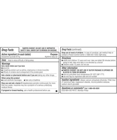 Buy Kirkland Signature Sleep Aid 2 Pack (192 Tablets 25mg) - Premium Travel Pill Case Included - International Shipping Available - Buy Online on GoSupps.com